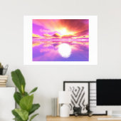 Glowing Sunset II ポスター (ホームオフィス)