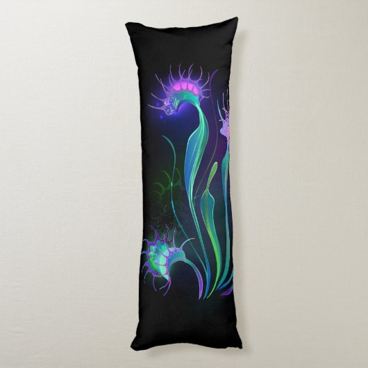 Glowing Venus Flytrap ボディピロー (裏面 (縦))