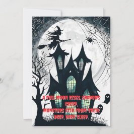 Glowing Windows Haunted House 招待状