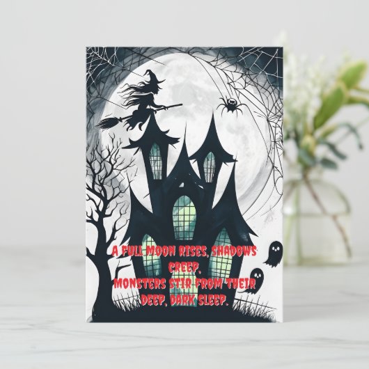 Glowing Windows Haunted House 招待状 (スタンド正面)