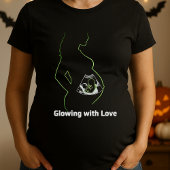 Glowing With Love Maternity Halloween Pregnancy  Tシャツ