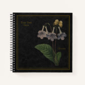 Gloxinia Black Notebook ノートブック (正面)