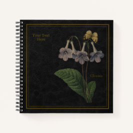 Gloxinia Black Notebook ノートブック