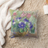 Gloxiniasの装飾用クッション-倍はイメージ味方しました クッション (ブランケット)