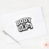 GLP-1でBODY ラウンドシール (封筒)