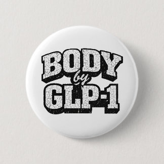 GLP-1でBODY 缶バッジ