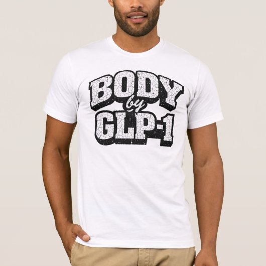 GLP-1でBODY Tシャツ (正面)