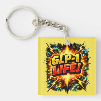 GLP-1 LIFE! コミックポップアート キーホルダー