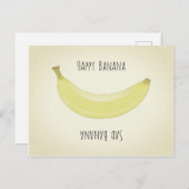 Glückliche Banane - Traurige Banane ポストカード (正面/裏面)