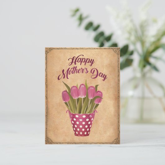 Glücklicher Muttertag Vintage シーズンカード (スタンド正面)