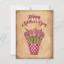 Glücklicher Muttertag Vintage