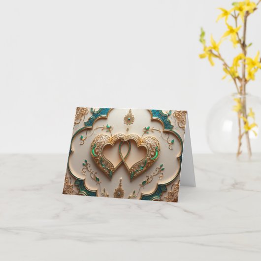 Glückwunsch Postkarte Mabrouk カード (黄色い花)