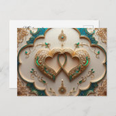 Glückwunsch Postkarte Mabrouk ポストカード (正面/裏面)