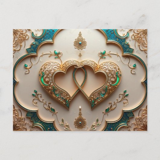 Glückwunsch Postkarte Mabrouk ポストカード (正面)