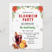 Gluhwein Party Christmas Party invitation 招待状 (正面/裏面)
