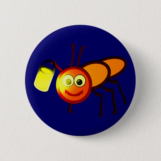 Glühwürmchen firefly firebug 缶バッジ (正面)