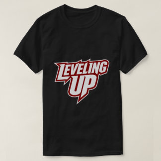 GLUTCH - ゲーマー ストリートウェアTシャツ レベルアップ Tシャツ