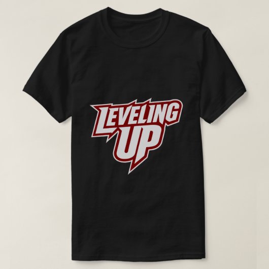 GLUTCH – Leveling Up Gamer Streetwear Tee Tシャツ (デザイン正面)