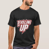 GLUTCH – Leveling Up Gamer Streetwear Tee Tシャツ (正面)