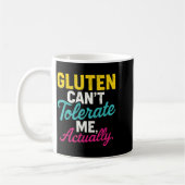 Gluten Can't Tolerate Me, Actually _ Gluten Anti G コーヒーマグカップ (左)