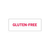 Gluten-free Allergy Friendly セルフインキングスタンプ (デザイン)