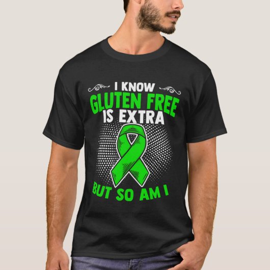 Gluten Free Celiac Warrior Celiac Disease Awarenes Tシャツ (正面)