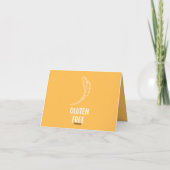 Gluten Free Food Label Card サンキューカード (裏面)