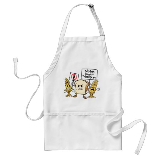 Gluten Free Humor Apron スタンダードエプロン (正面)