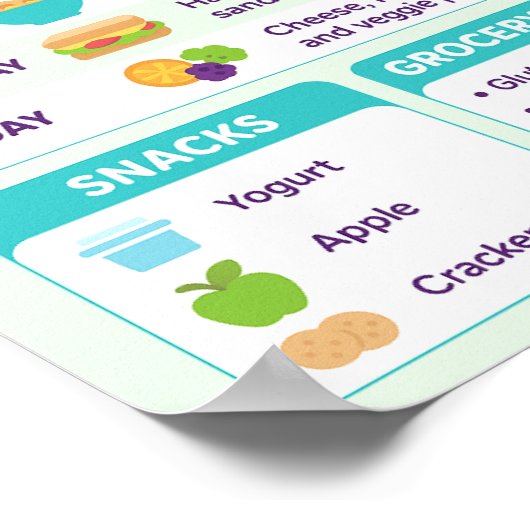 Gluten Free Meals ポスター (角)