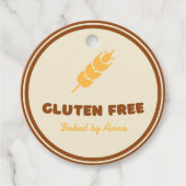 Gluten Free Simple Personalized フェイバータグ (正面)