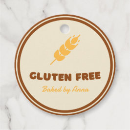 Gluten Free Simple Personalized フェイバータグ