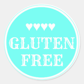Gluten Free sticker ラウンドシール