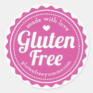 Gluten free Stickers — Made with Love ラウンドシール