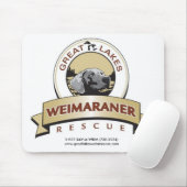 GLWRのロゴのマウスパッド マウスパッド (マウス)