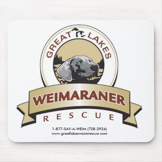 GLWRのロゴのマウスパッド マウスパッド (正面)