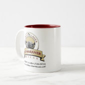 GLWRのロゴのマグ ツートーンマグカップ (正面左)