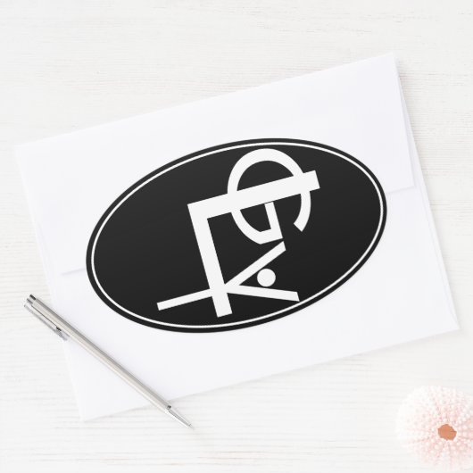 GLYシール 楕円形シール (封筒)