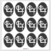 GLY - God Loves You - vinyl stickers シール (シート)