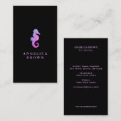 Glycter Seahorse名刺 名刺 (正面/裏面)