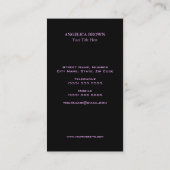 Glycter Seahorse名刺 名刺 (裏面)