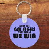 GMがため息をつく時 キーホルダー (正面)