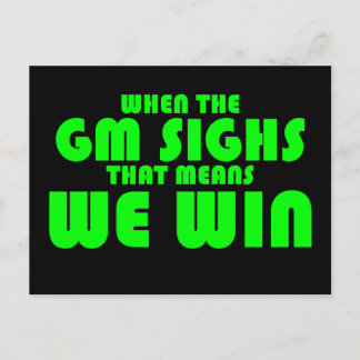 GMがため息をつく時 ポストカード