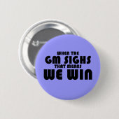 GMがため息をつく時 缶バッジ (正面&裏面)