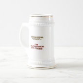 GMは決してごまかしません ビールジョッキ (正面左)