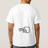 GMは(ない)あなたの友人のワイシャツです Tシャツ (裏面)