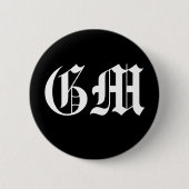 GM 缶バッジ (正面)