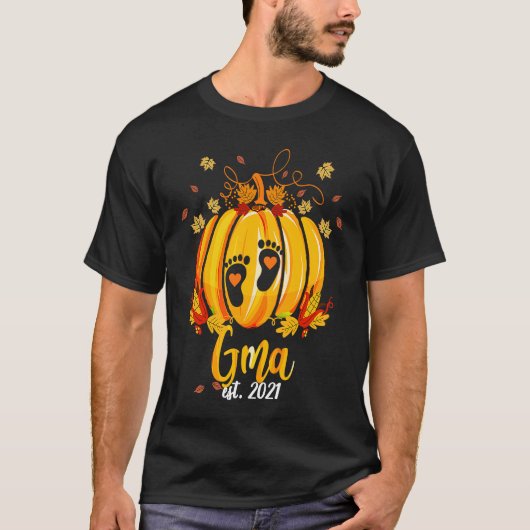 Gma 2021 Pumpkin Family Matching Thanksgiving Gran Tシャツ (正面)