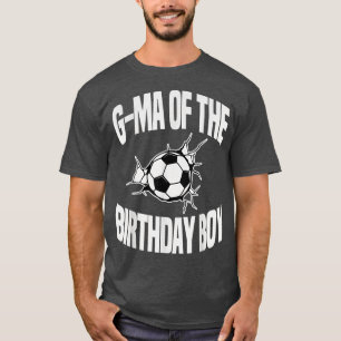 GMa of the誕生日ボーイサッカーチームbdayパーティーグラ Tシャツ