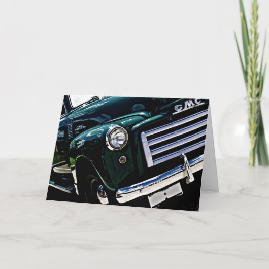 GMCのトラック カード (正面)