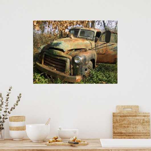 GMCトラック ポスター (キッチン)